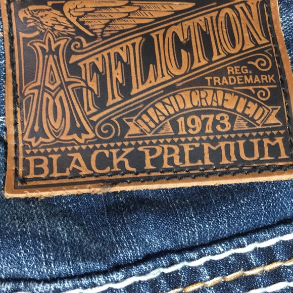 🆕Affliction Jeans -Blake Fleur Frisco Men’s Jeans - Picture 7 of 10